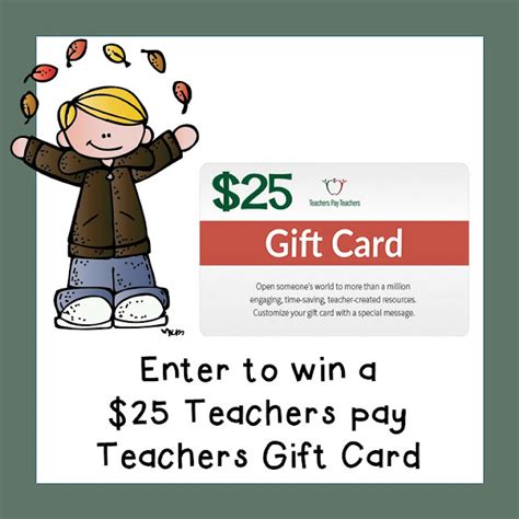 Teachers pay teachers gift card - There are many ways to get free Apple gift cards. Companies need your help and they’ll reward you for it with gift cards for iTunes. Home Save Money Want to get yourself some free...